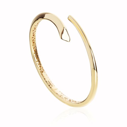 Contrariè bracelet in 18kt polished gold - BEU1081