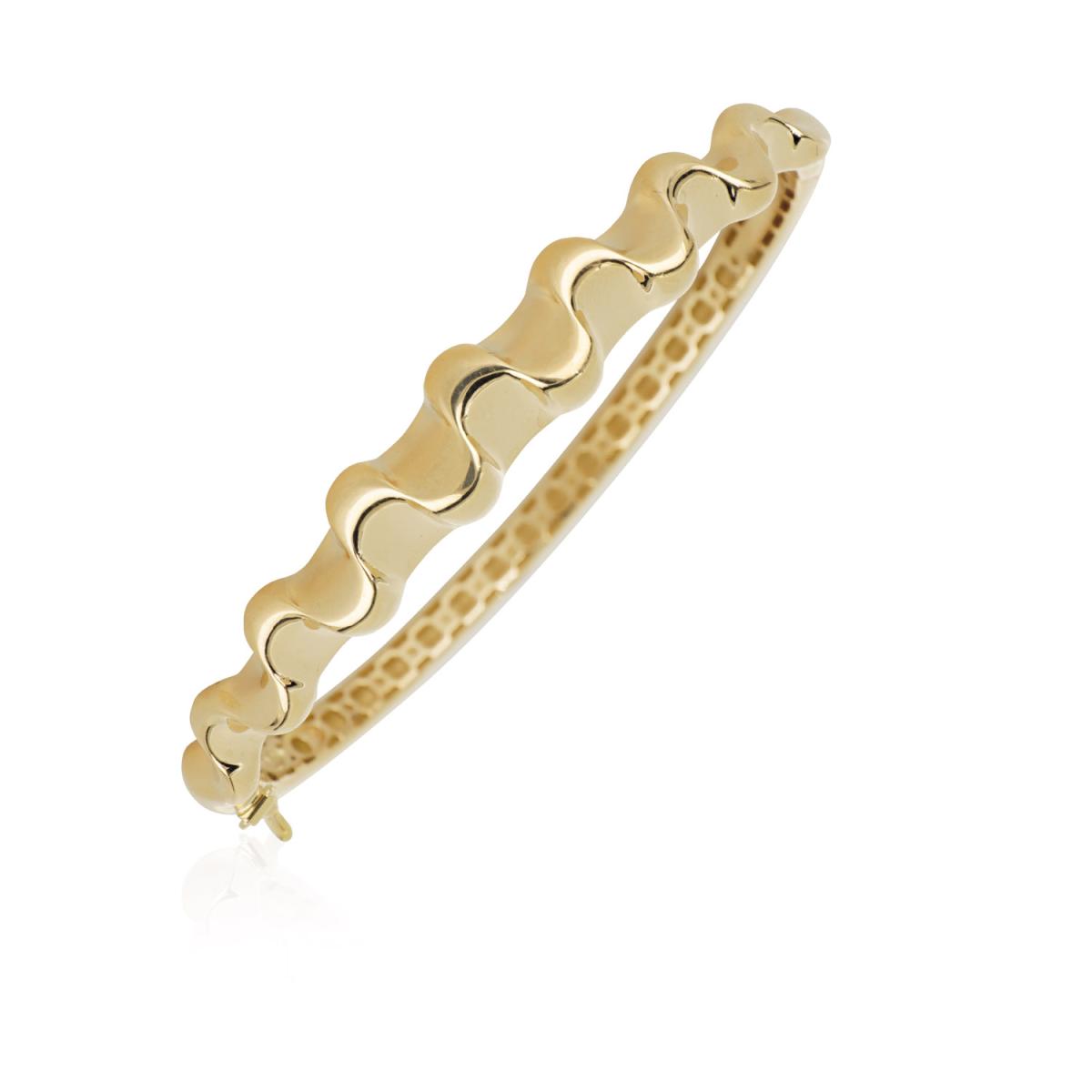 18kt shiny gold bracelet - BP150