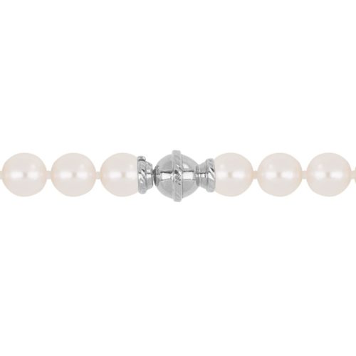 Akoya pearl string with 18 kt gold clasp - C001L