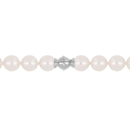 Akoya pearl string with 18 kt gold clasp - C012L