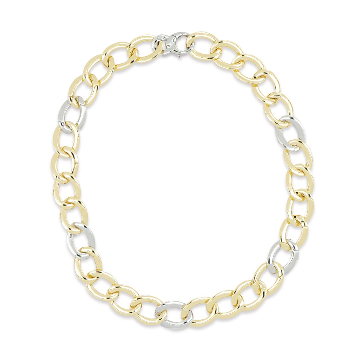 18kt yellow and white gold necklace - CV133/C-LN