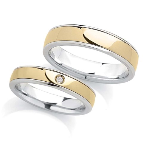 Wedding ring in 18kt gold - 558