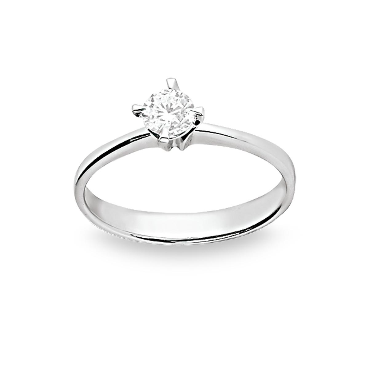 Classic Solitaire Ring with Diamond