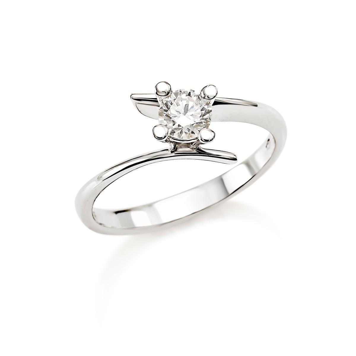 Contrarié Solitaire Ring with Diamond