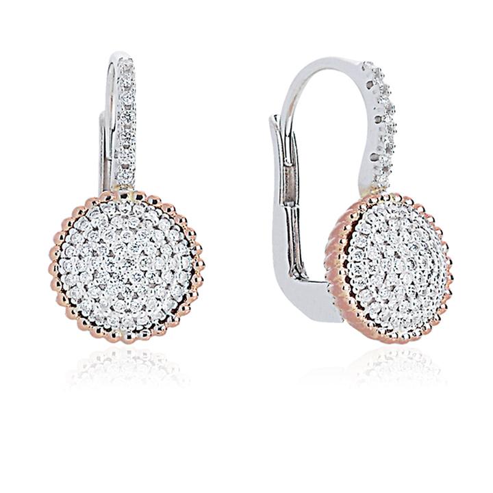 Gold and diamond earrings - OD335