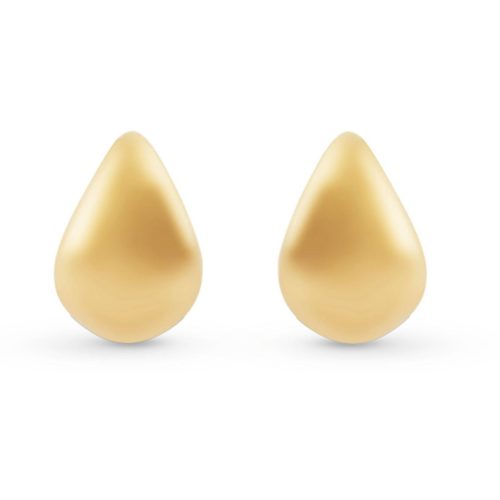 18kt shiny yellow gold drop earrings - OP0006