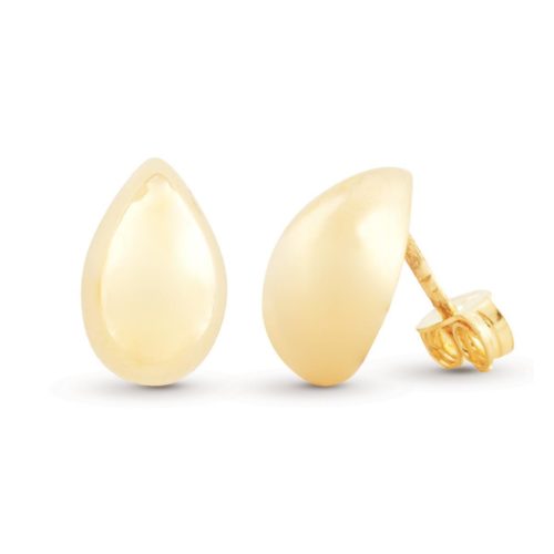 Goccia earrings in 18kt polished yellow gold - OP0055-LG