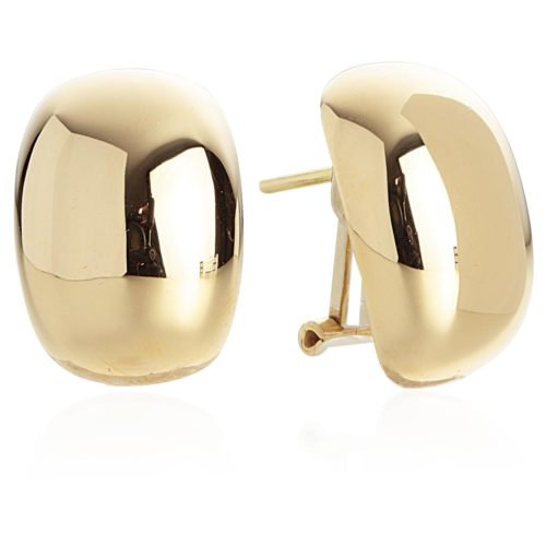 Drop earrings in 18kt shiny gold - OP0062