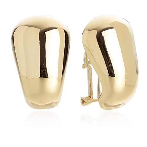 Drop earrings in 18kt shiny gold - OP0064