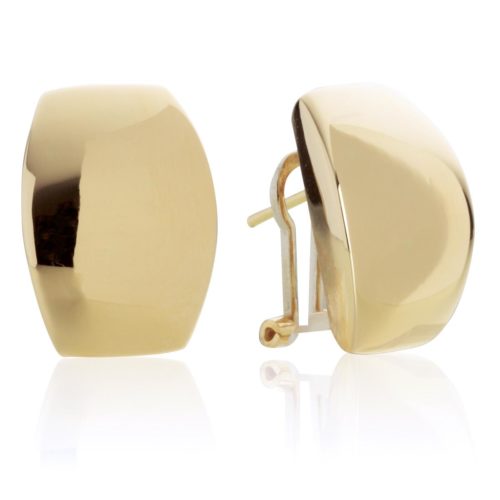 Drop earrings in 18kt shiny gold - OP0066