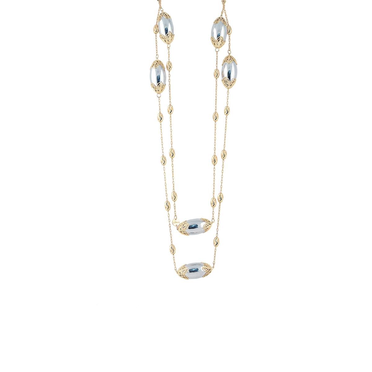 Chanel necklace in gold and rhodium-plated 925 silver - ZCL971-LN