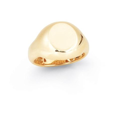 18kt polished gold band ring - AP106