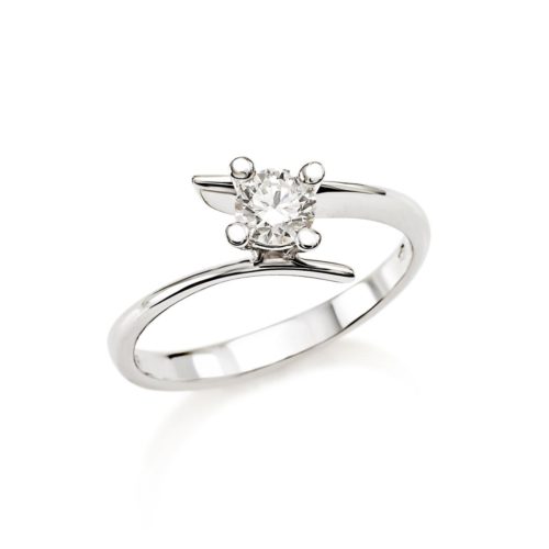 Contrarié Solitaire Ring with Diamond