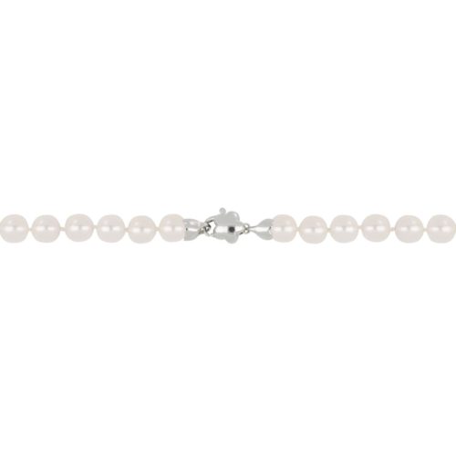 Akoya pearl string with 18 kt gold clasp - C033L